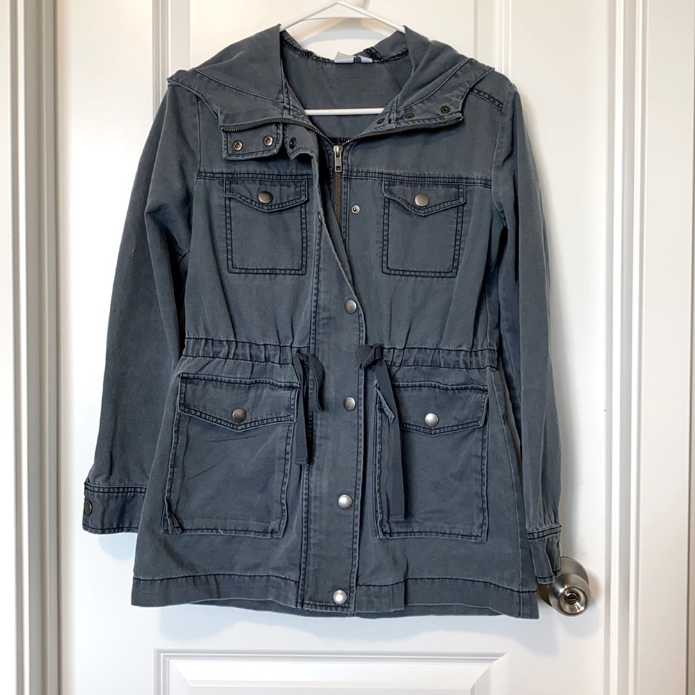 BP Nordstrom Blue-Gray Utility Jacket